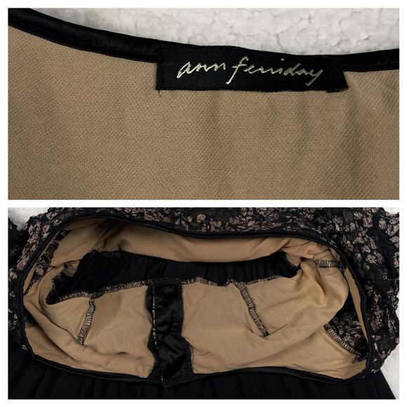 Y2K Ann Ferriday Babydoll Mini Dress Womens One Size Vintage Whimsigoth Goth - Picture 6 of 16